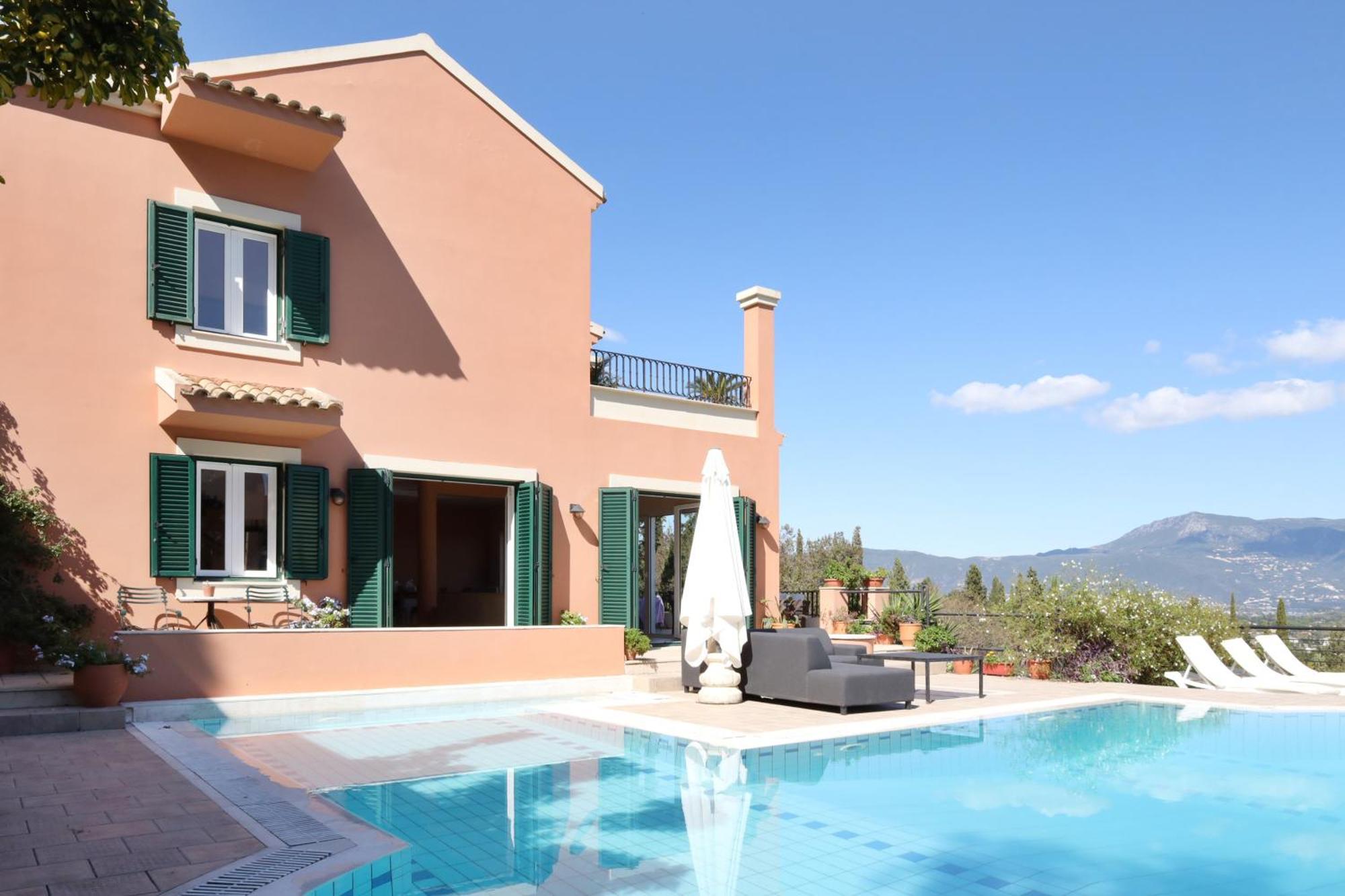 Casa T With Amazing Views In Corfu Villa Kontokali Exterior foto