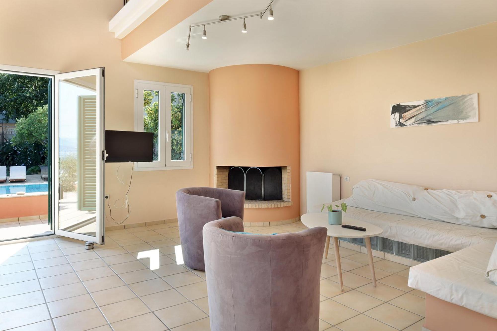 Casa T With Amazing Views In Corfu Villa Kontokali Exterior foto